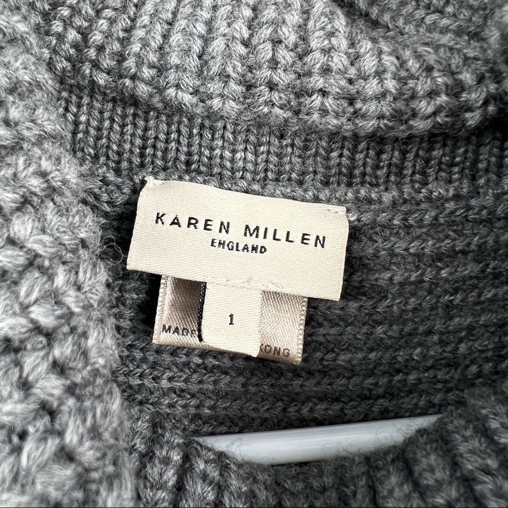Karen Millen grey sweater dress short dress 1 - Picture 10 of 12